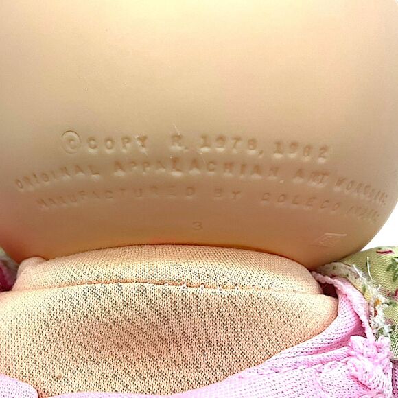 Cabbage Patch Beanie Body Doll Preemie Baby Girl VTG 1978 Reg. PA-3315 Signed - Picture 4 of 16